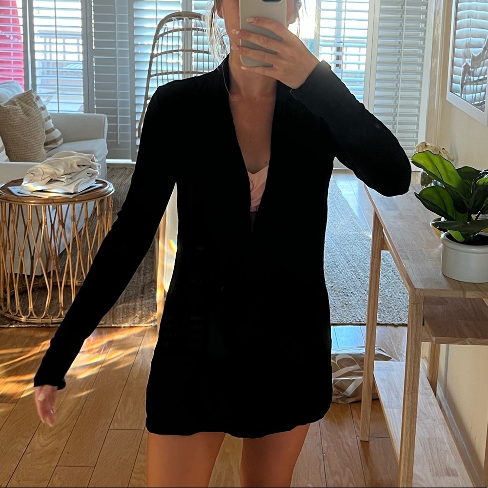 James Perse Black Long Top